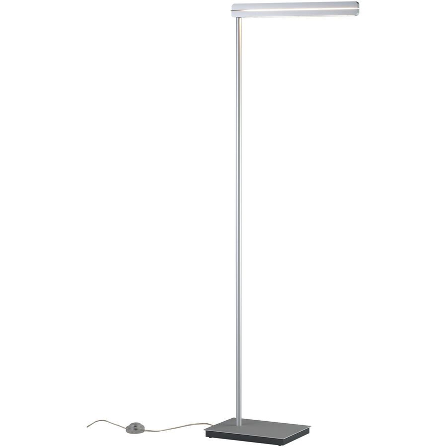 Bopp Stehlampe Switch Silber Aluminium 150 cm - Farbe: Aluminium eloxiert - LED - Lichtfarbe: Extra warmweiss - Tageslichtweiss - Stehlampe- LED