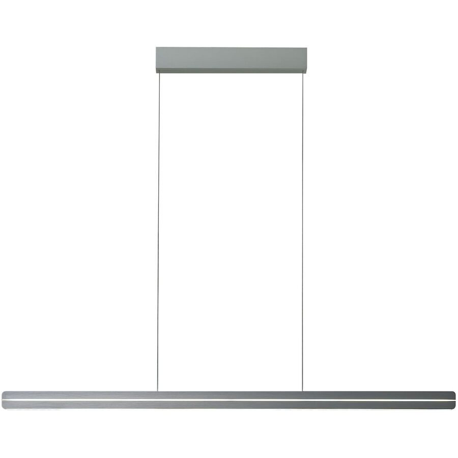 Bopp Pendellampe Switch Silber Aluminium 118 cm 140 cm Höhenverstellbar (elektrisch) - LED - Lichtfarbe: Extra warmweiss - Tageslichtweiss -