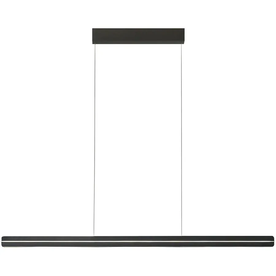 Bopp Pendellampe Switch Schwarz Aluminium 118 cm 140 cm Höhenverstellbar (elektrisch) - LED - Lichtfarbe: Extra warmweiss - Tageslichtweiss -