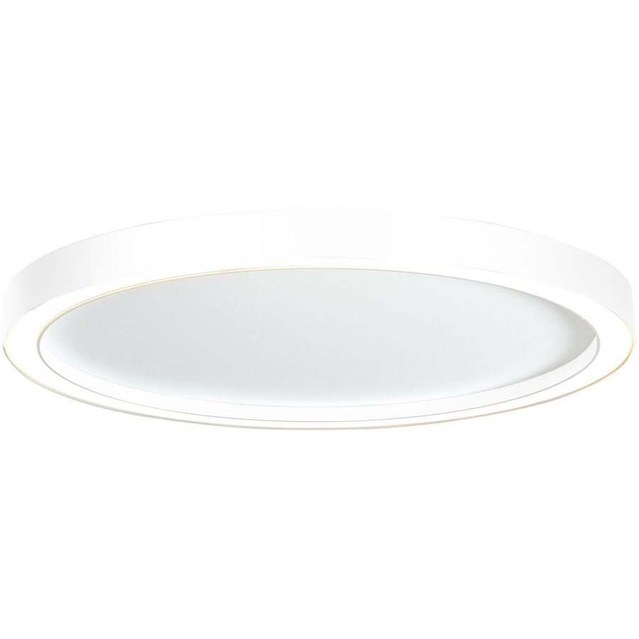 Bopp Deckenlampe Aura Weiss Aluminium 55 cm 4 cm - LED - Lichtfarbe: Extra warmweiss - Deckenlampe- LED Energiesparlampe