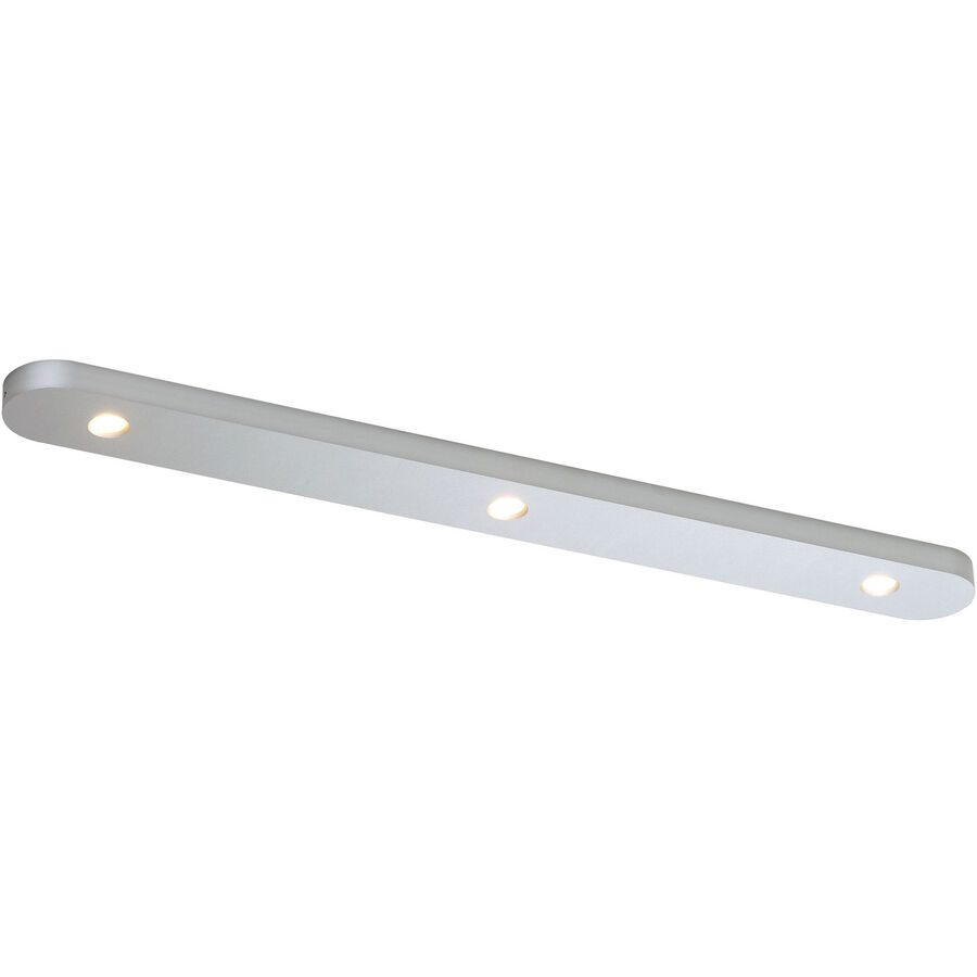 Bopp Deckenlampe Close Silber Aluminium 5 cm 1.5 cm - Farbe: Aluminium eloxiert - LED - Lichtfarbe: Extra warmweiss - Deckenlampe- LED