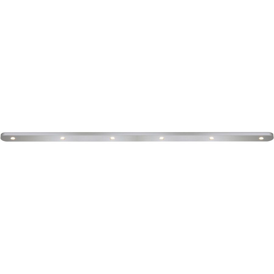 Bopp Deckenlampe Close Silber Aluminium 5 cm 1.5 cm - Farbe: Aluminium eloxiert - LED - Lichtfarbe: Extra warmweiss - Deckenlampe- LED