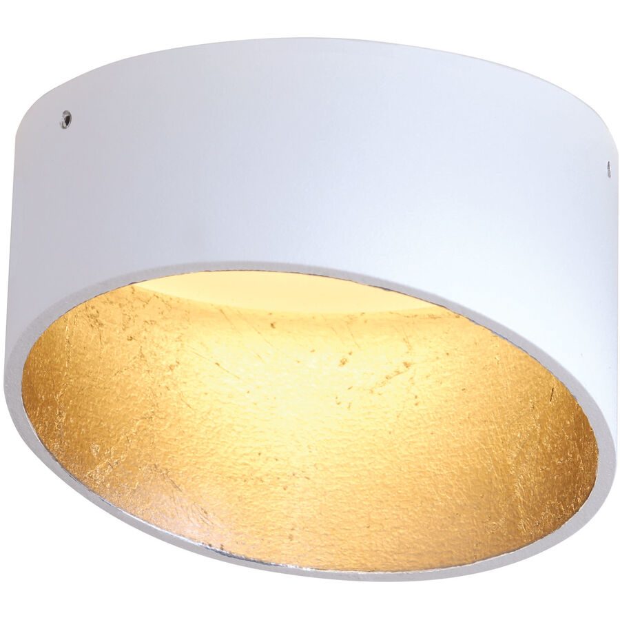 Bopp Dekorring One Gold/Weiss Aluminium 10 cm 6 cm - Farbe: weiss/gold - LED - Dekorring- LED Energiesparlampe