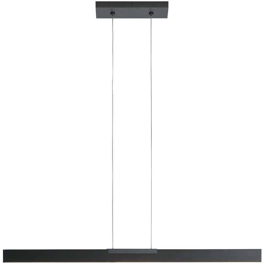Bopp Pendellampe Nano Schwarz Aluminium 1 cm 140 cm - Farbe: schwarz pulverbeschichtet - LED - Lichtfarbe: Extra warmweiss - Pendellampe- LED