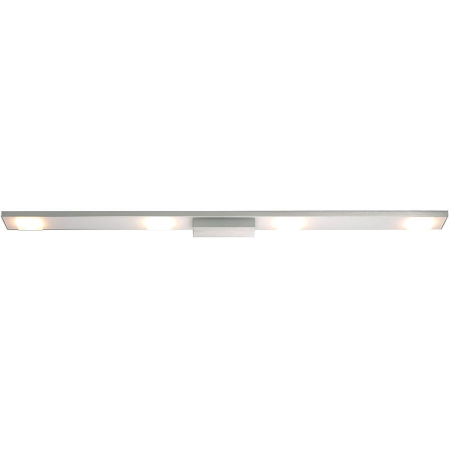 Bopp Deckenlampe Slight Silber Aluminium 12 cm 4 cm - Farbe: Aluminium geschliffen - LED - Lichtfarbe: Extra warmweiss - Deckenlampe- LED
