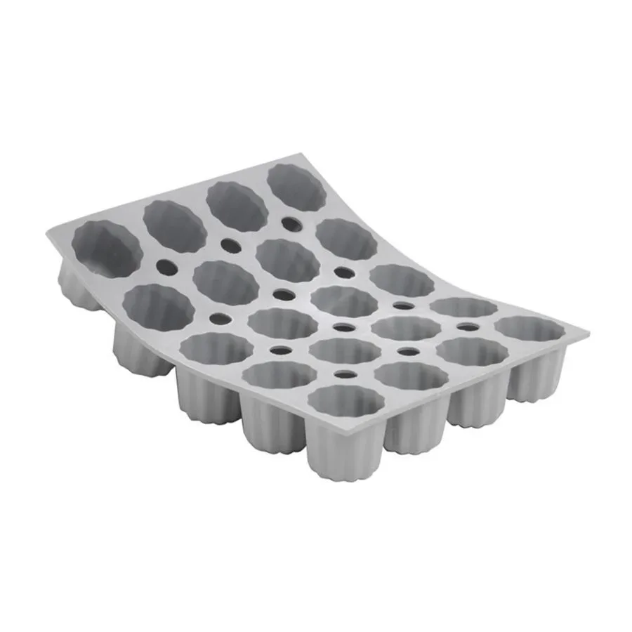 Elastomoule Backform 30x17.6cm für 20 Cannelés