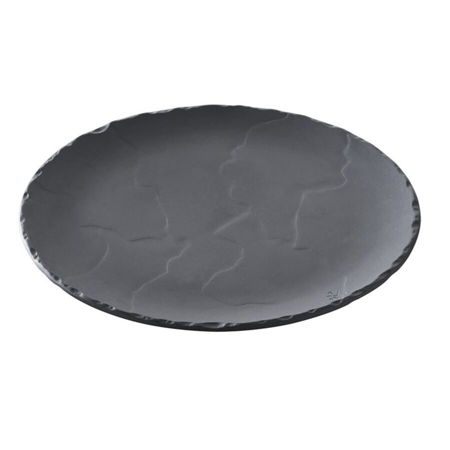 Teller Revol Schwarz Porzellan 20 cm - Farbe: schiefer - Teller