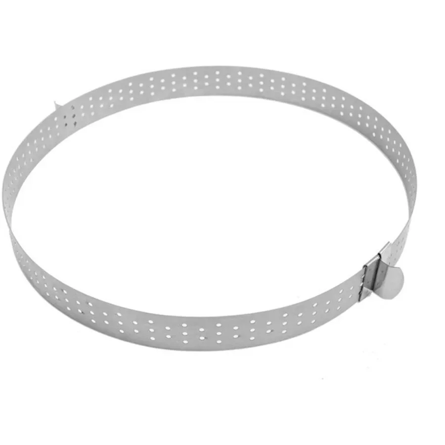 Tortenring perforiert ausziehbar 16-30cm H3cm