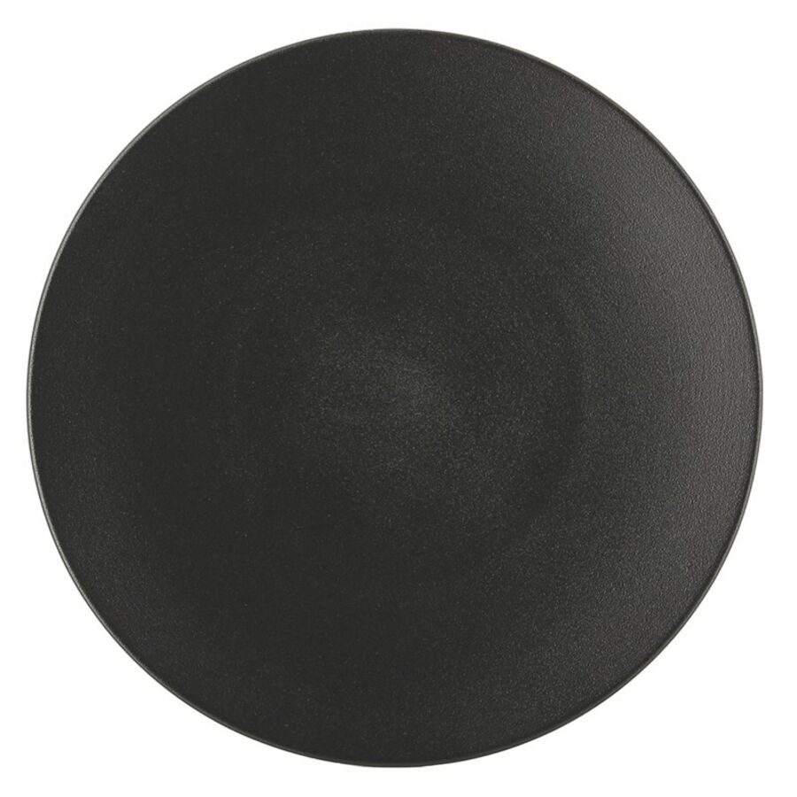 Revol Servierteller Equinoxe Schwarz Porzellan 31.5 cm - Farbe: schwarz matt - Servierteller