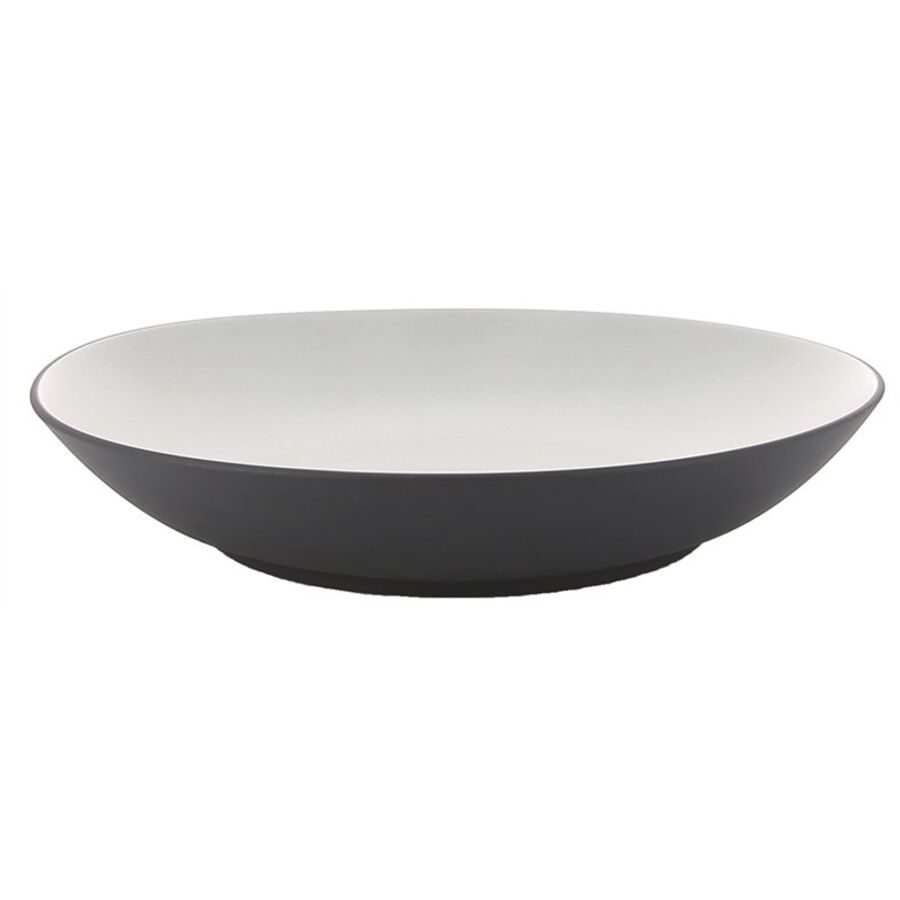 Revol Suppenteller Equinoxe Grau Porzellan 27 cm - Farbe: Pfeffer - Suppenteller