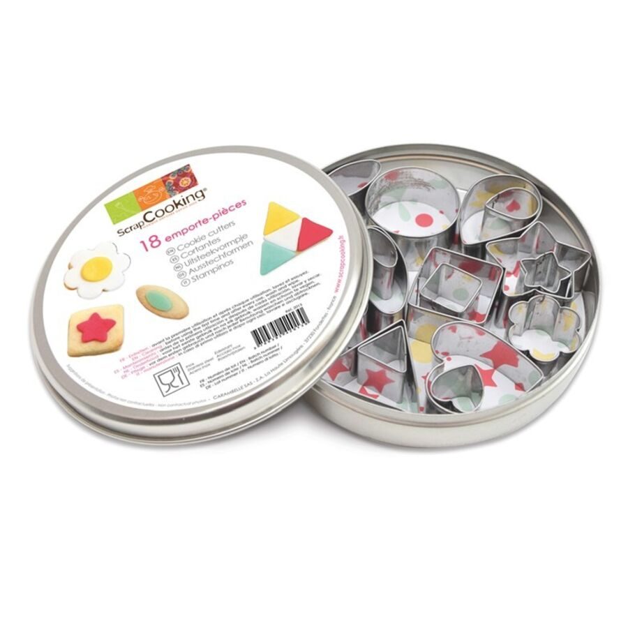 Scrap Cooking Ausstechformen-Set ScrapCooking Edelstahl Edelstahl 2.5 cm - Ausstechformen-Set
