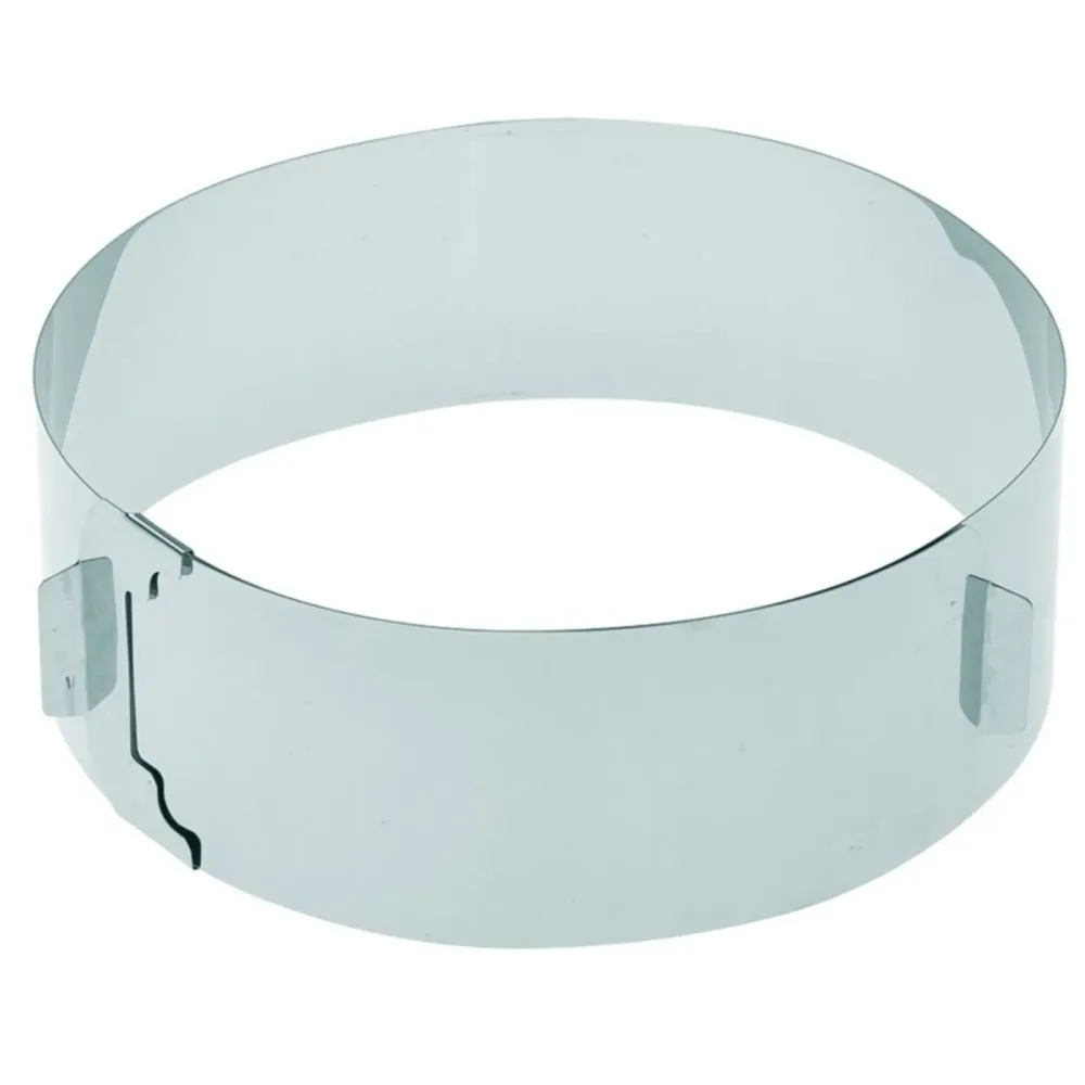 Westmark Tortenring Classic verstellbar; 30x8.5 cm (ØxH); silber; rund