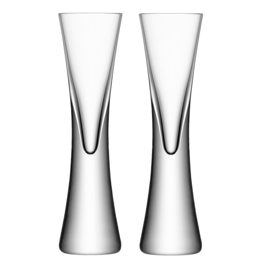 LSA International Schnapsgläser-Set Moya Transparent Glas 16 cm 4 cm - Farbe: glasklar - Schnapsgläser-Set