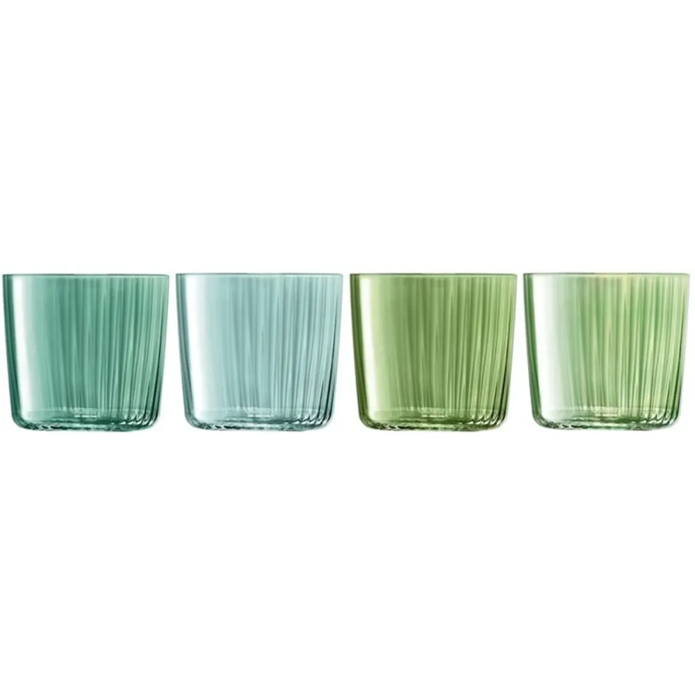 LSA Gems Tumbler 310ml Glas 4-tlg. Jadegrün