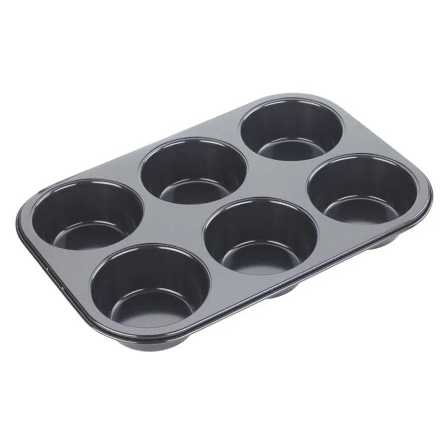 6er Backform jumbo Muffin 32x22x4cm Antihaft