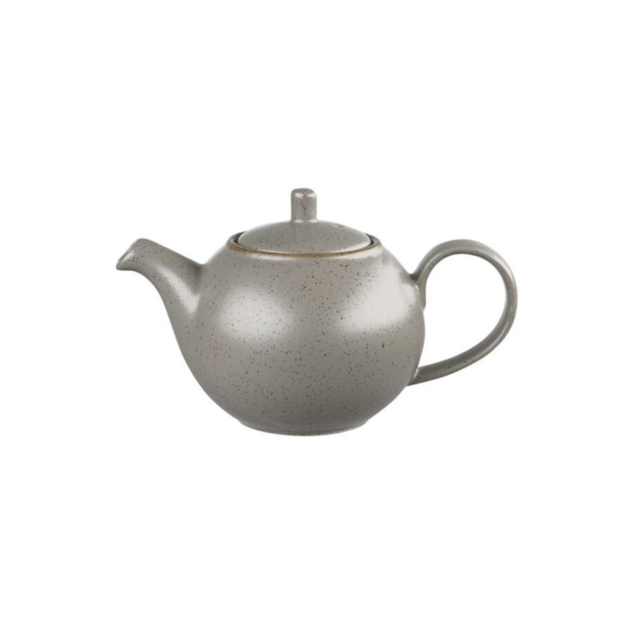 Churchill Getränkekanne Stonecast Peppercorn; 426 ml, 10.5 cm (H); braun/grau; rund; 4 Stück / Pack