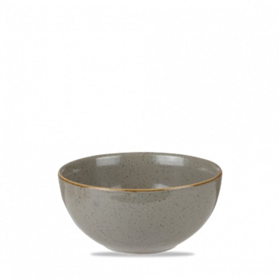 Churchill Suppentasse Stonecast Peppercorn; 470 ml, 13.2x6.3 cm (ØxH); grau/braun; rund; 12 Stück / Pack
