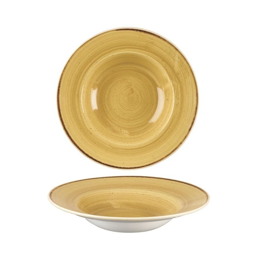 Churchill Teller tief Stonecast Gelb Porzellan 28 cm - Teller tief