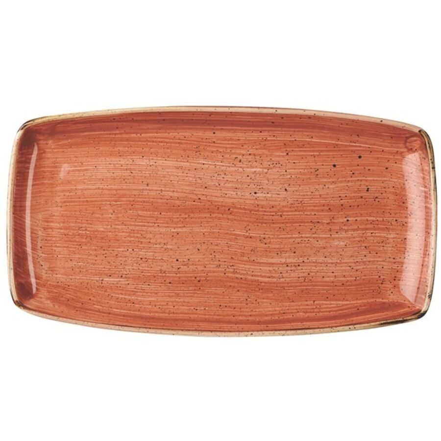 Churchill Platte Stonecast Orange Porzellan 14.5 cm 29.5 cm - Platte