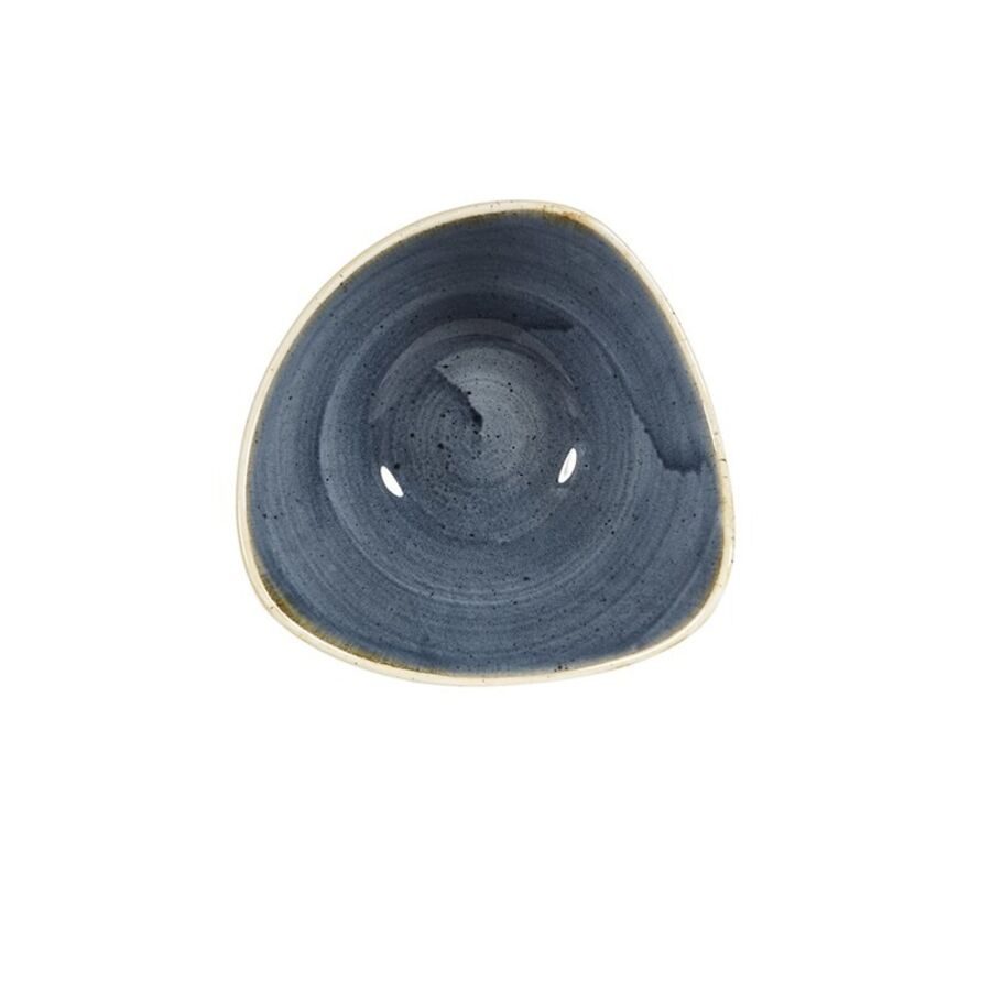 Churchill Bowl Schale  Stonecast Blueberry dreieckig; 370 ml, 18.5x18.5 cm (LxB); blau/braun; 12 Stück / Pack