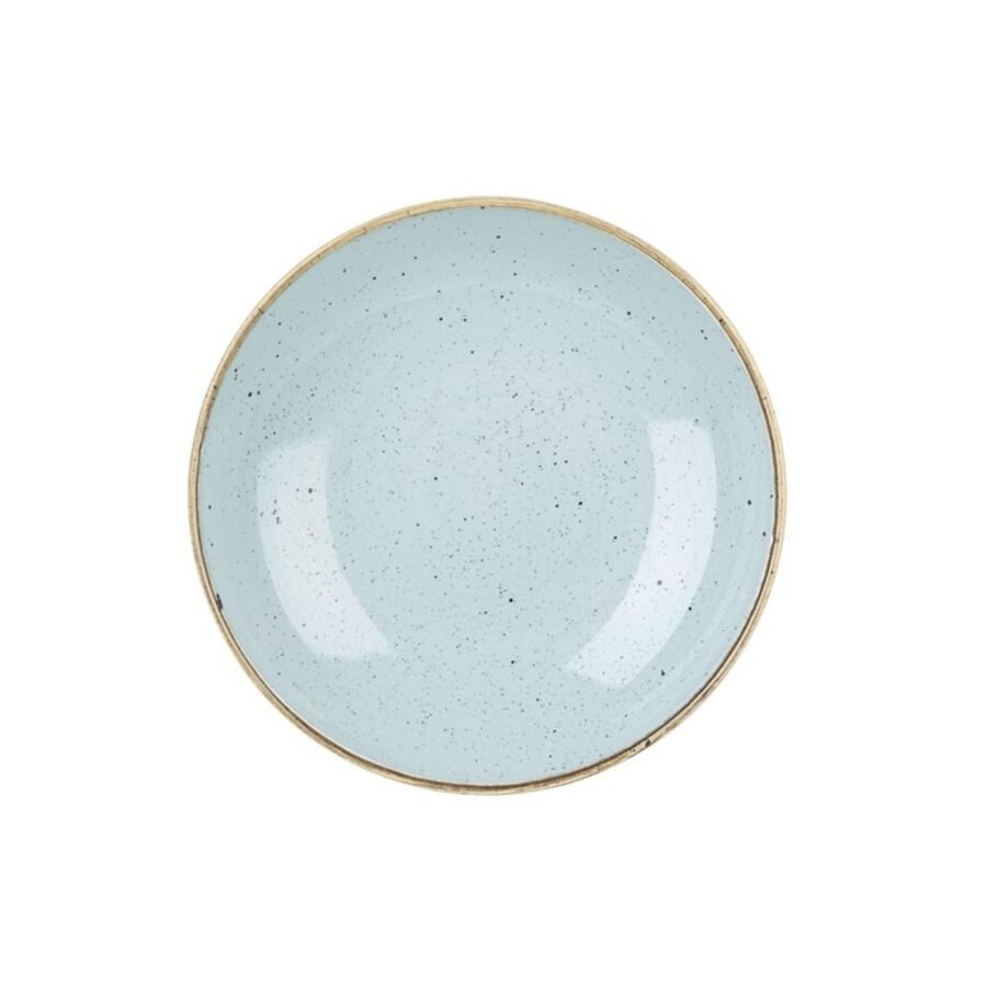 Churchill Teller tief Stonecast Blau Porzellan 24.8 cm - Farbe: hellblau - Teller tief
