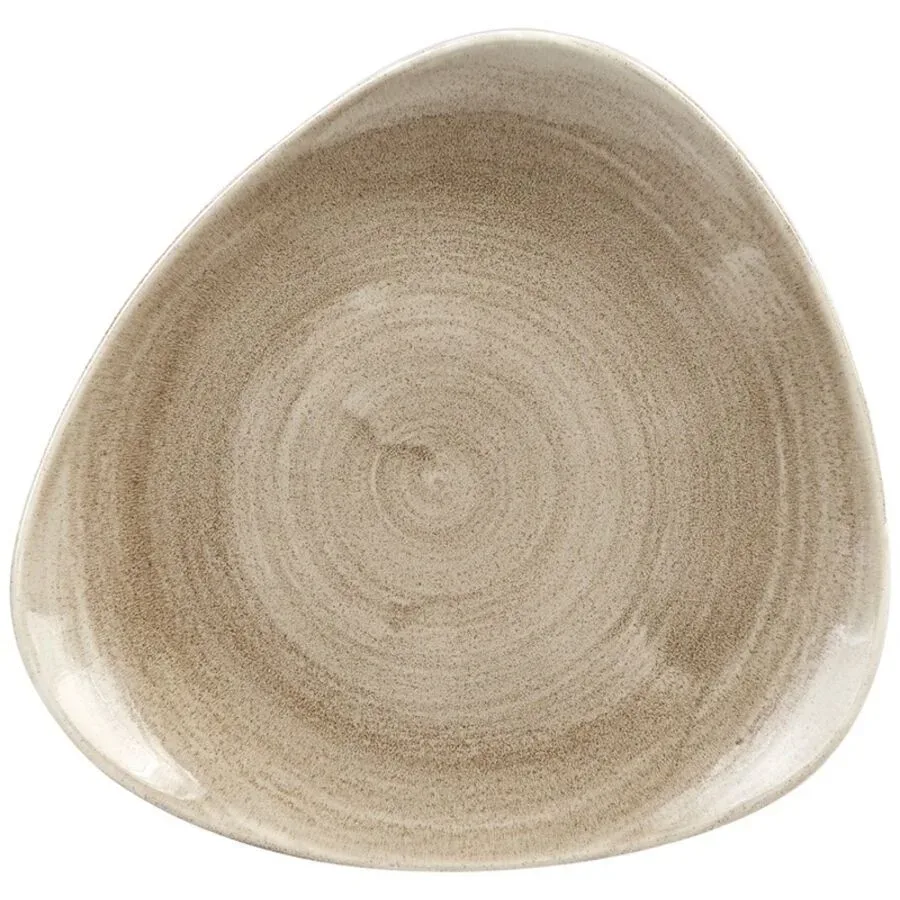 Churchill Teller flach Stonecast Braun/Grau Porzellan 22.9 cm - Farbe: taupe - Teller flach