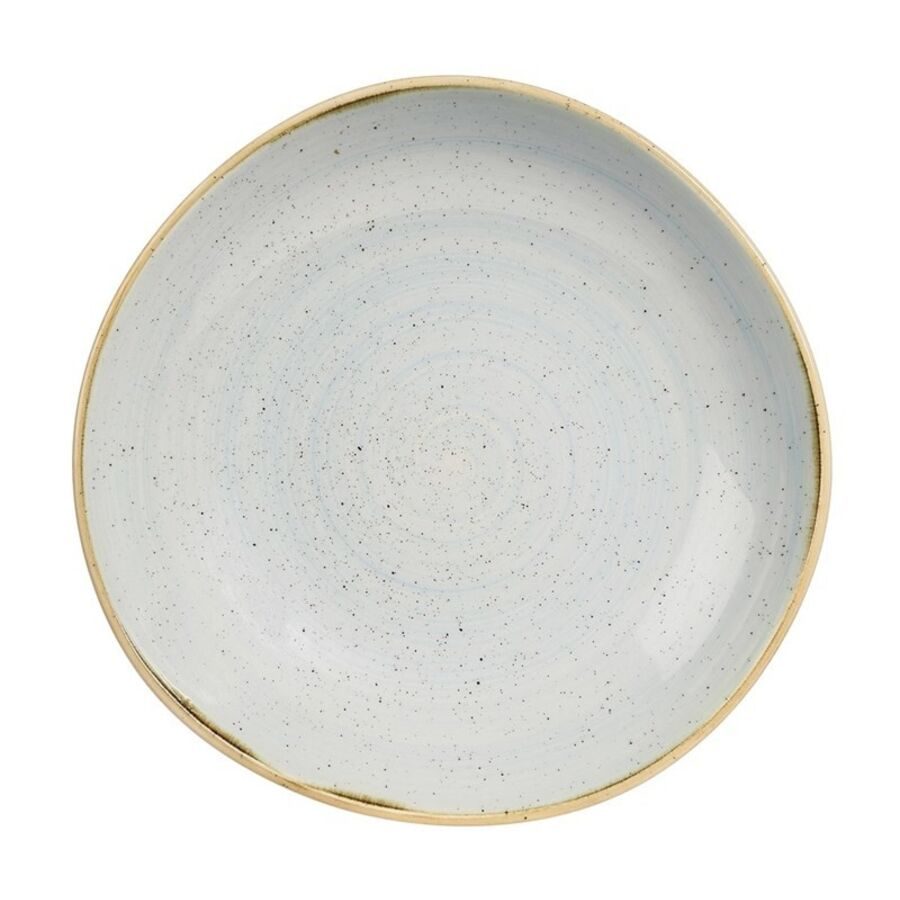 Churchill Teller tief Stonecast Duck Egg organisch; 1100 ml, 25.3 cm (B); hellblau/braun; organisch; 12 Stück / Pack