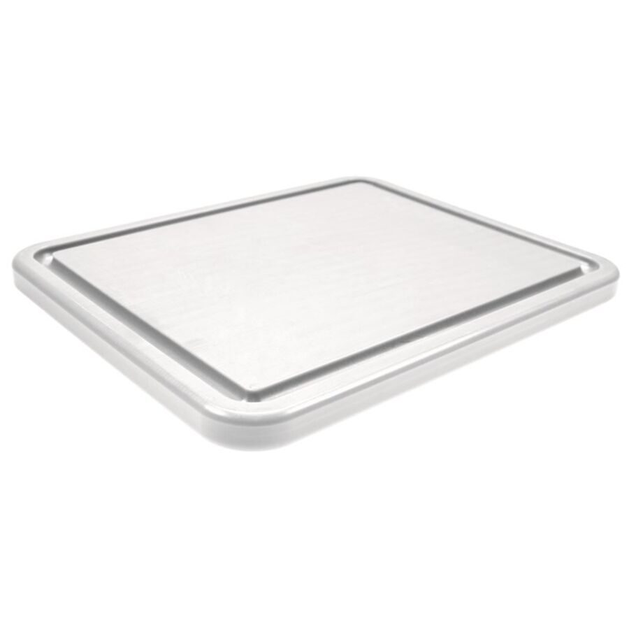 Lagotto Schneidebrett Polypres Weiss Kunststoff 26.5 cm 32.5 cm - Material: HDPE - Schneidebrett