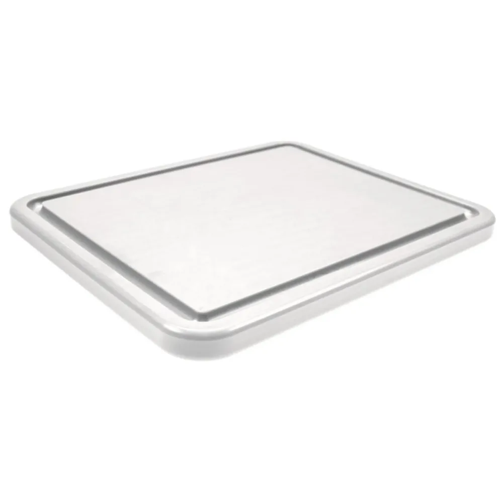 Lagotto Schneidebrett Polypres Weiss Kunststoff 26.5 cm 32.5 cm - Material: HDPE - Schneidebrett