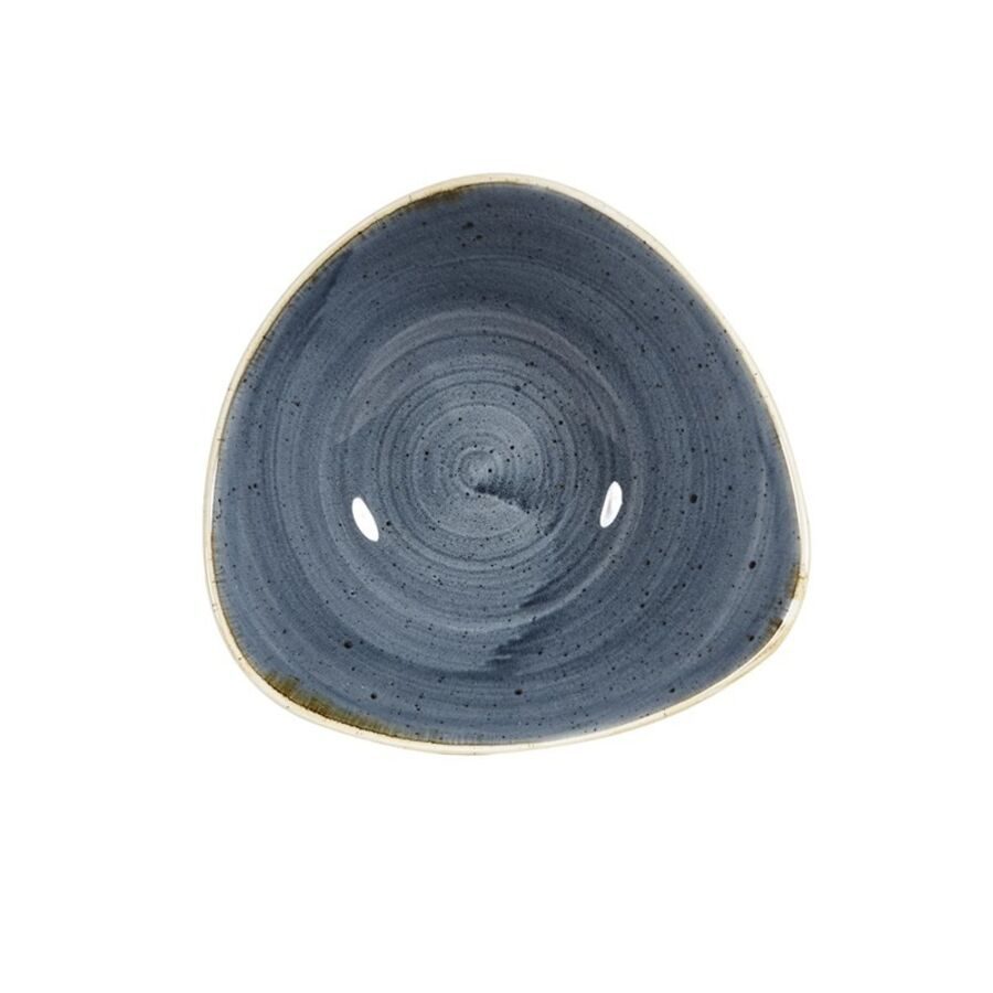 Churchill Bowl Schale  Stonecast Blueberry dreieckig; 600 ml, 23.5x23.5 cm (LxB); blau/braun; 12 Stück / Pack