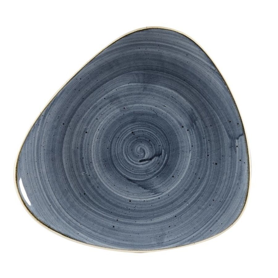 Churchill Teller flach Stonecast Blueberry dreieckig; 31.1x31.1 cm (LxB); blau/braun; dreieckig; 6 Stück / Pack