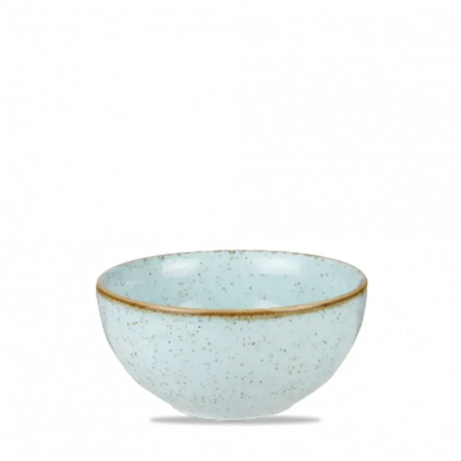 Churchill Bowl Stonecast Duck Egg Suppe; 470 ml, 13.2x6.3 cm (ØxH); hellblau/braun; rund; 12 Stück / Pack