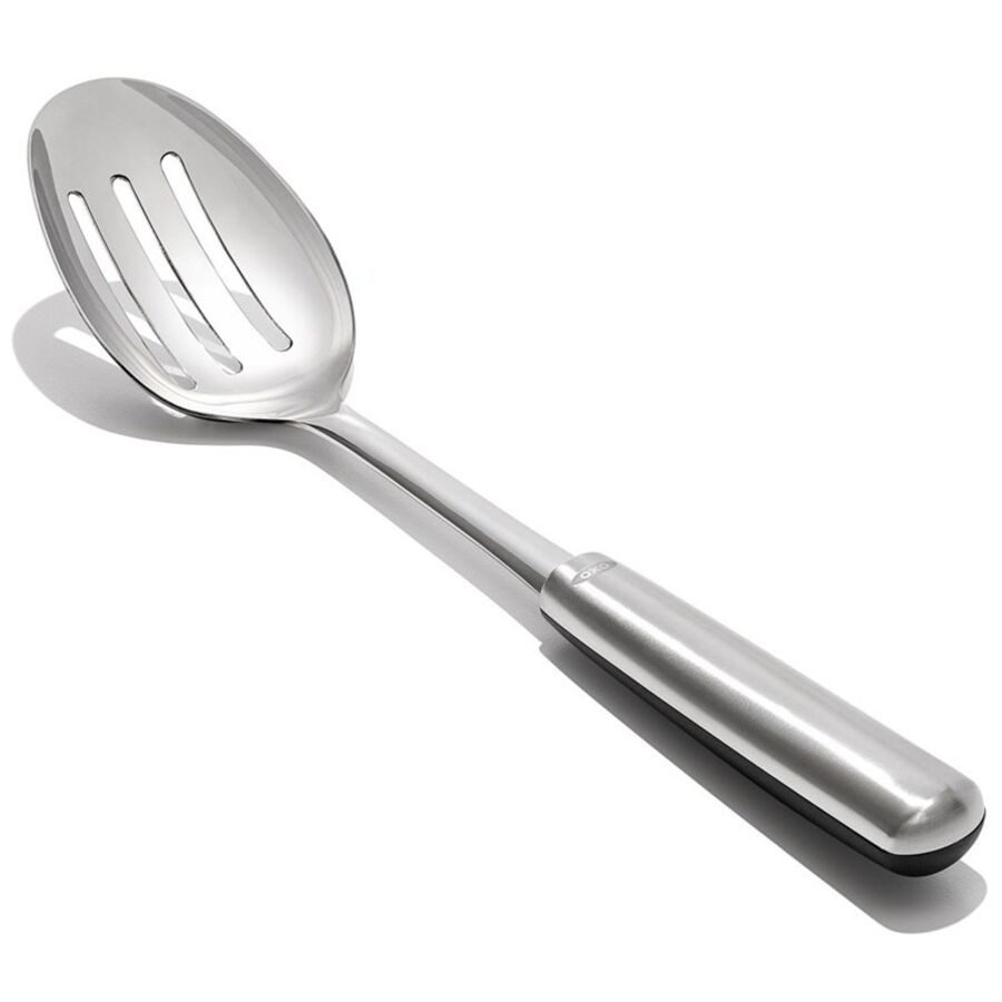 OXO - Geschlitzter Servierlöffel, 30cm, Chrom