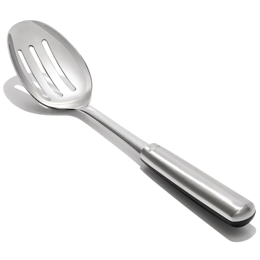 OXO - Geschlitzter Servierlöffel, 30cm, Chrom