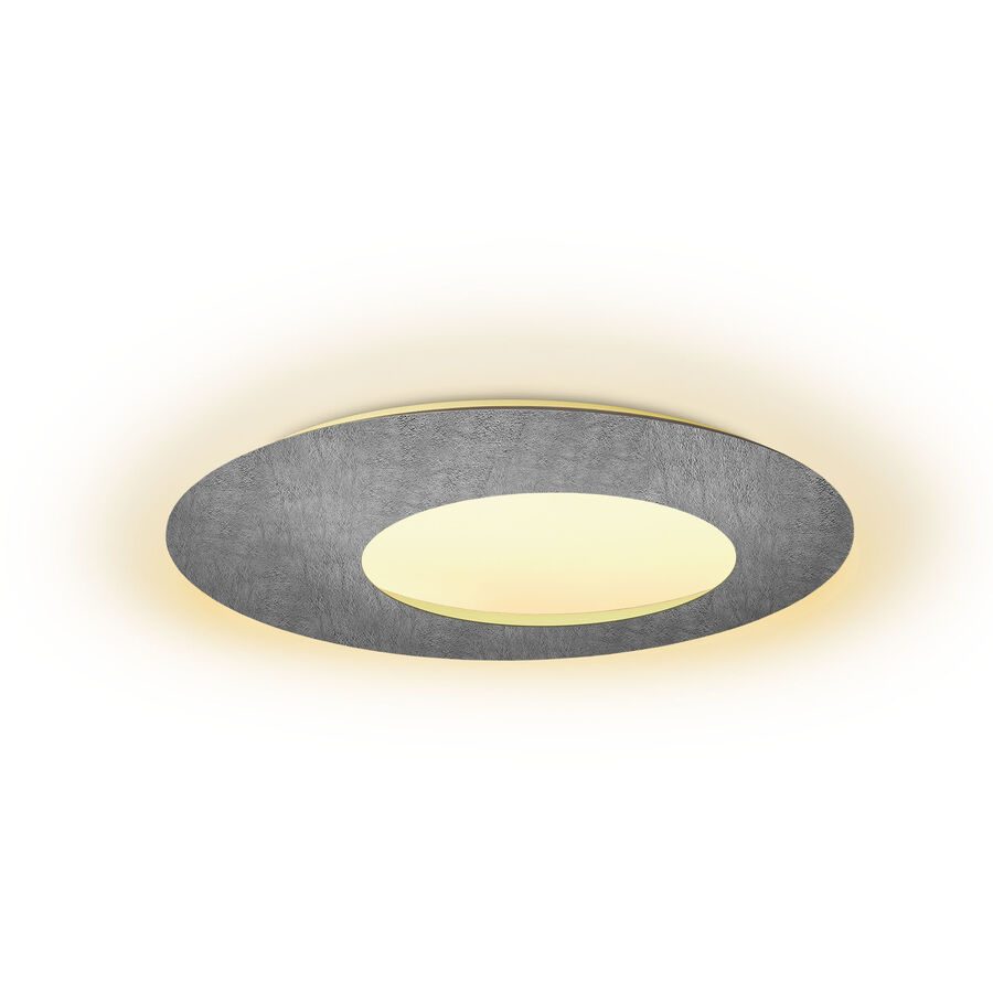 Escale Deckenlampe Blade Grau Aluminium 79 cm 3.5 cm - Farbe: betongrau - LED - Lichtfarbe: Extra warmweiss - Deckenlampe- LED Energiesparlampe