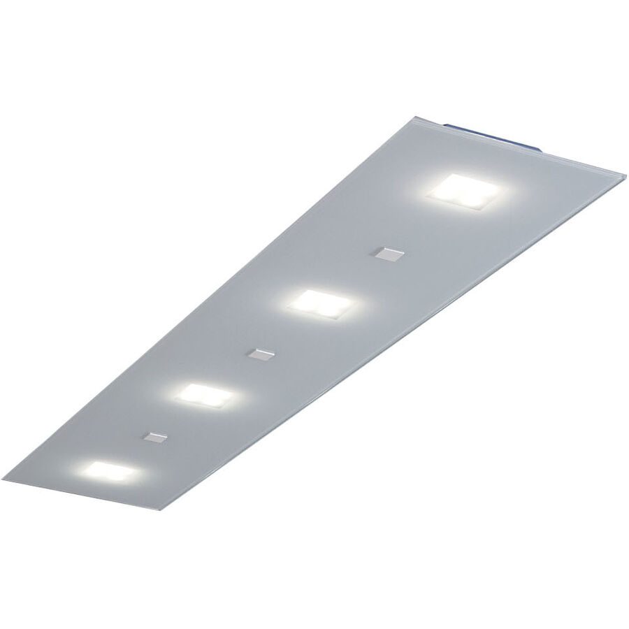 Escale Deckenlampe Studio Weiss Glas 20 cm 4 cm - LED - Lichtfarbe: Extra warmweiss - Deckenlampe- LED Energiesparlampe