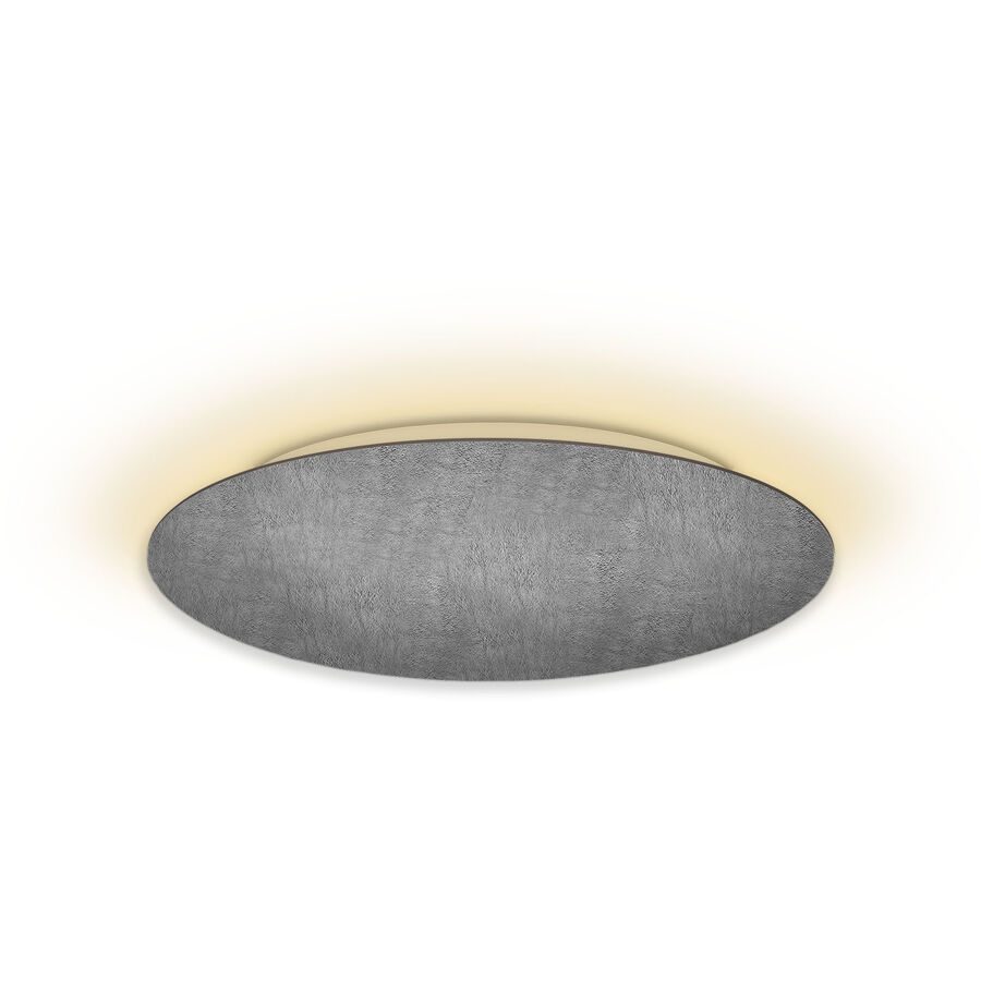 Escale Deckenlampe Blade Grau Aluminium 79 cm 3.5 cm - Farbe: betongrau - LED - Lichtfarbe: Extra warmweiss - Deckenlampe- LED Energiesparlampe
