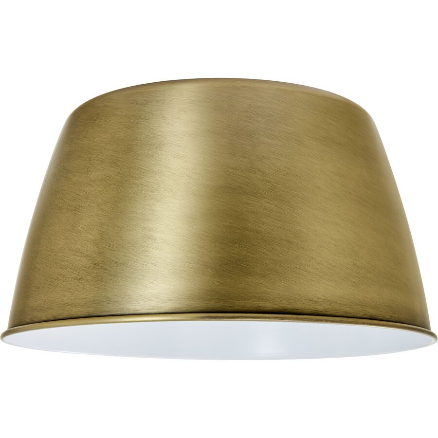 Lampenschirm Annabell Gold Metall 36 cm 21 cm - Farbe: messing - Lampenschirm