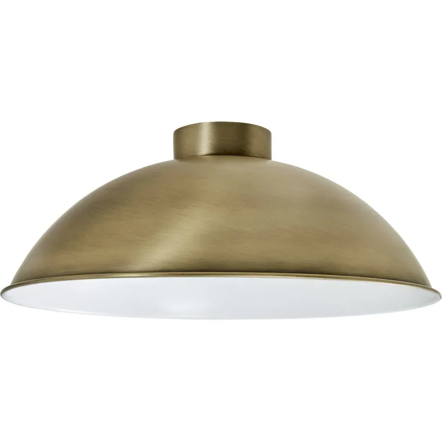 Lampenschirm Annabell Gold Metall 36 cm 15 cm - Farbe: messing - Lampenschirm