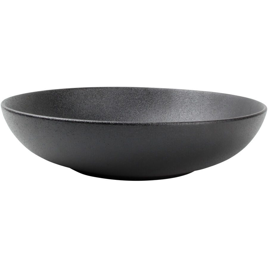 Pastateller Black Dusk Schwarz Porzellan 25 cm - Pastateller