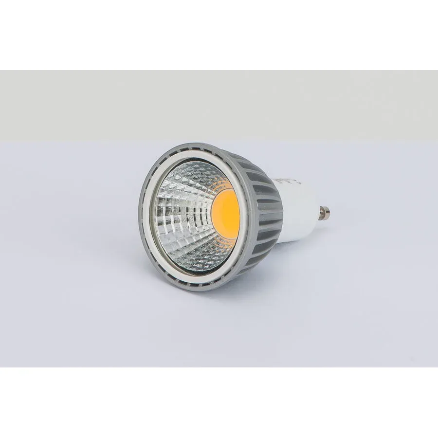 Bulbs Leuchtmittel Bulb Glas GU10 6 W - Farbe: silber - LED - Lichtfarbe: Warmweiss - Leuchtmittel- LED Leuchtmittel
