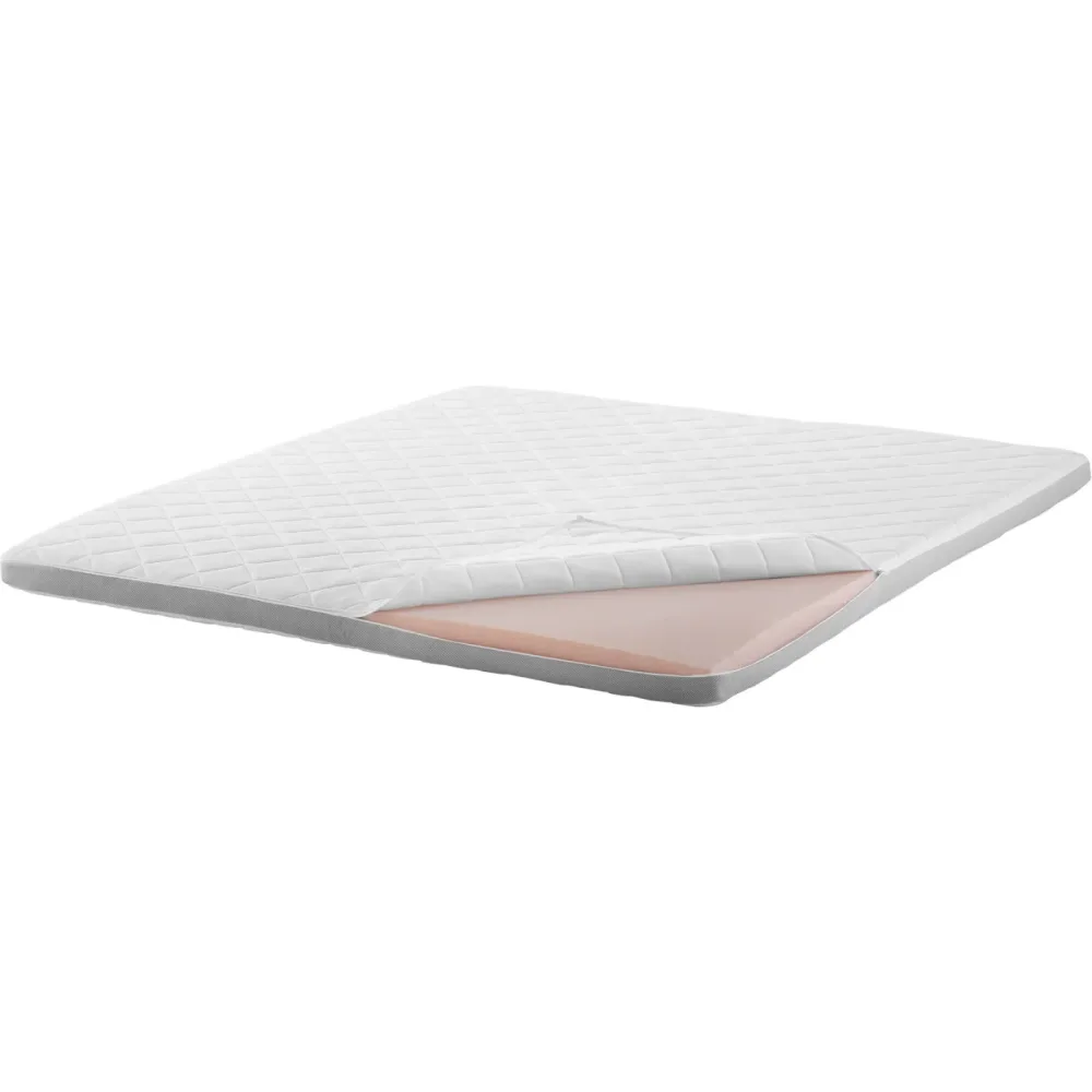 Topper Annabe Weiss Schaumstoff/Polyester 80 x 200 cm 9 cm - Material: Bezug 100% Polyester, Kern Gelschaum - Topper