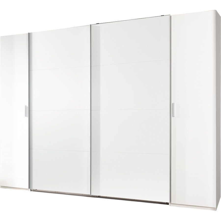 Kleiderschrank Filipo Weiss Holzwerkstoff/Holz/Metall 272 cm 65 cm 210 cm - Kleiderschrank
