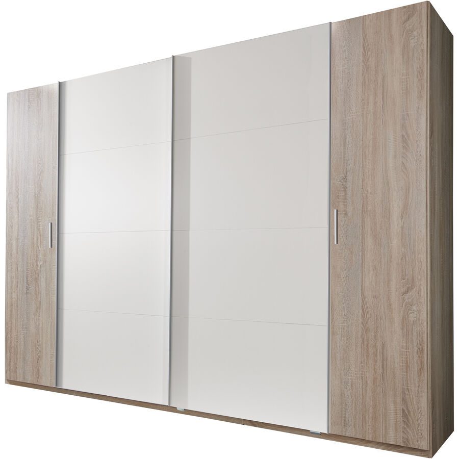 Kleiderschrank Filipo Braun Holzwerkstoff 272 cm 65 cm 210 cm - Farbe: Eiche sägerau - Kleiderschrank