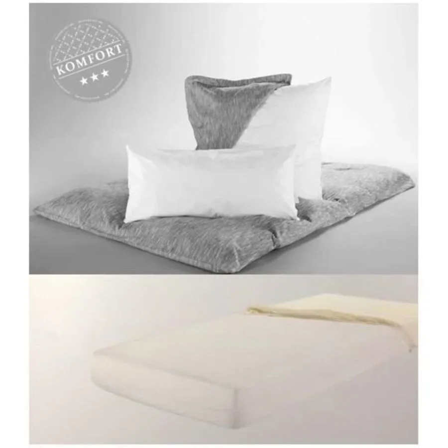 Dormisette Kissenbezug Komfort Weiss Polyester 65 cm 65 cm - Kissenbezug
