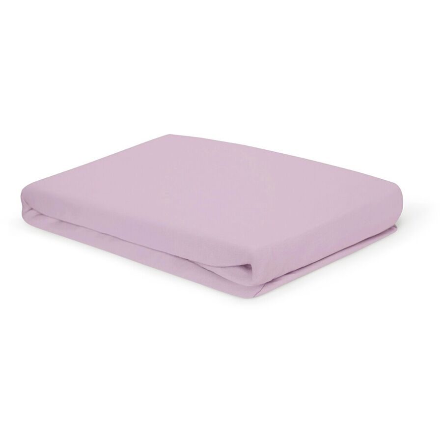 Living Home Fixleintuch Albany Lila Baumwolle 100 cm 190 cm - Farbe: Lavender - Fixleintuch