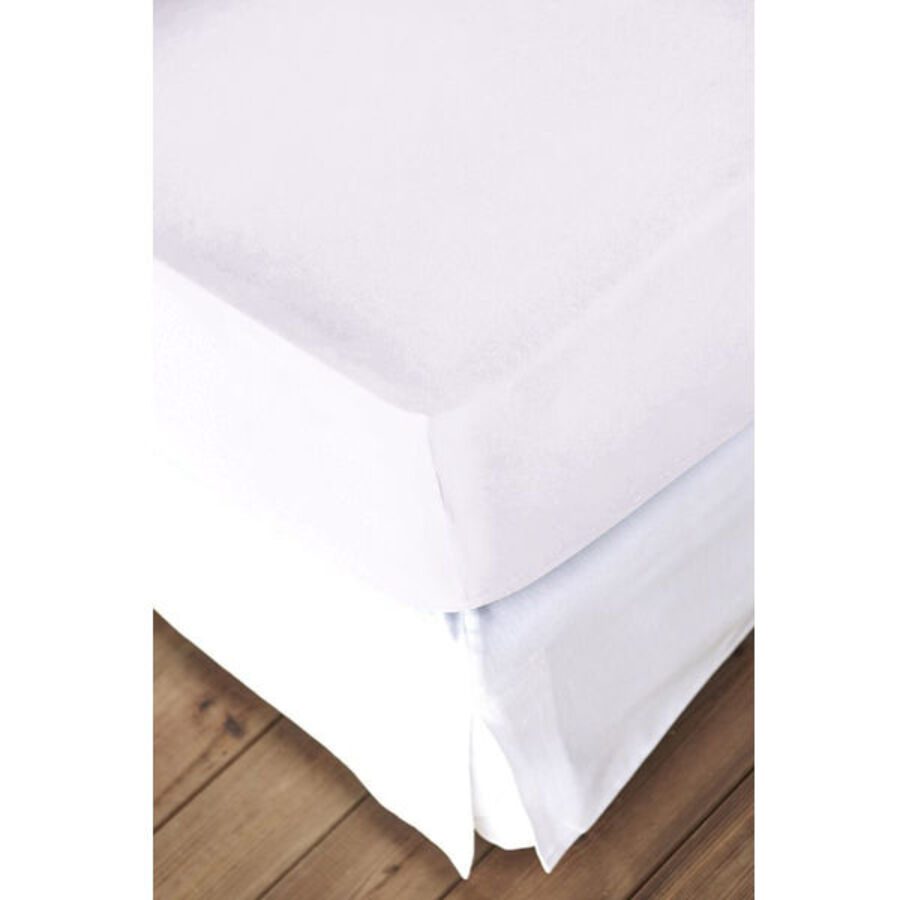 Living Home Fixleintuch Mako Weiss Baumwolle 200 cm 200 cm - Fixleintuch