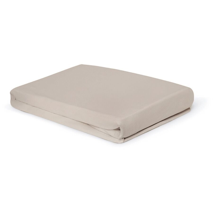 Living Home Fixleintuch Albany Grau Baumwolle 160 cm 200 cm - Farbe: Basalt - Fixleintuch