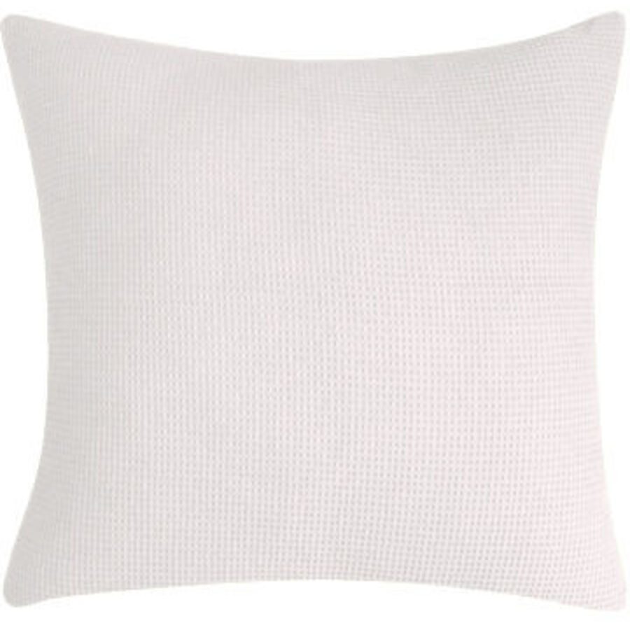 Living Home Zierkissenbezug Pique Grau Baumwolle 45 cm 45 cm - Farbe: stein - Zierkissenbezug