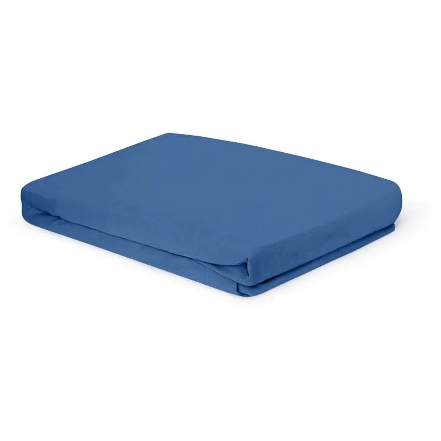 Living Home - Albany Fixleintuch, 140-160 x 200 cm, Blau